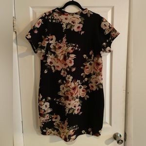Black Floral Dress